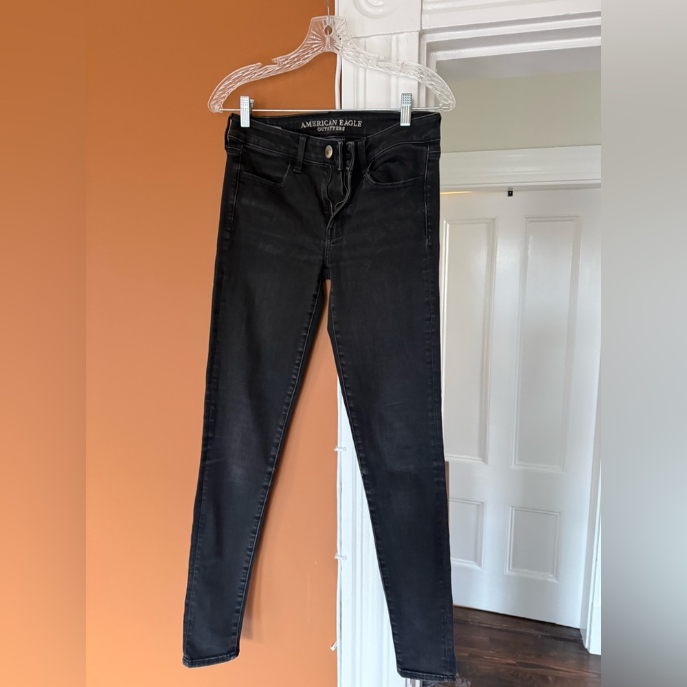 American Eagle Outfitters Women's Black Skinny Jean Jeggings